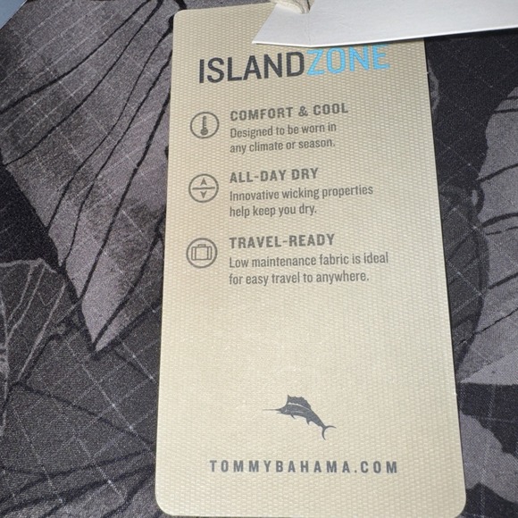 Cleveland Browns Tommy Bahama Coast Mens Islandzone Shirt Floral Gray Sz M NEW - Picture 6 of 12